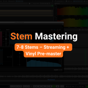 Stem Mastering - 7-8 Stems - Streaming + Vinyl